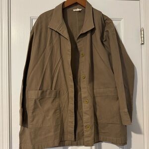 Eileen Fisher Utility Jacket in green